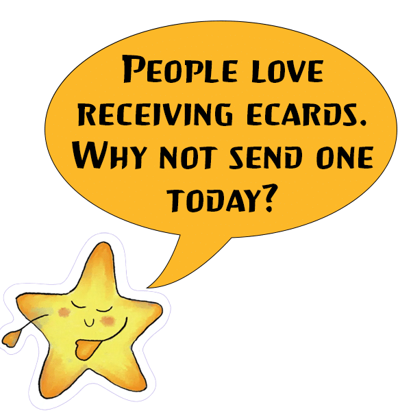 star - people love sending cards