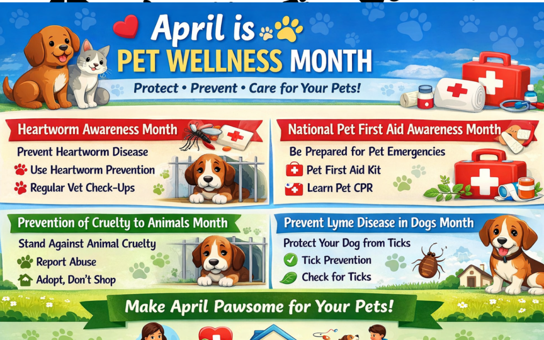 🐾 April is Pet Wellness Month: Protect, Prevent & Care for Your Furry Friends 🐶🐱